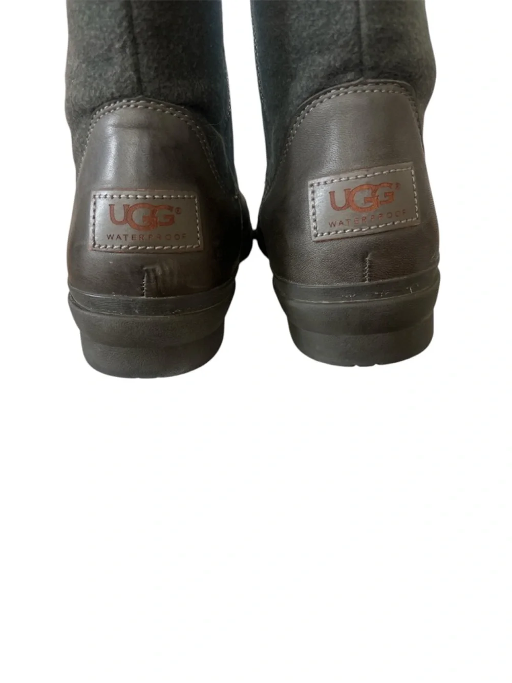 UGG Waterproof Janina Boots - S/N 1017387 -‎ Dark Green/ Gray - Size 8